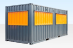 Container maritime 20 pieds aménagé en bureau – occasion – Image 3