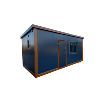 Maison Mobile 18 m² – 6x3 m – Coloris Graphite